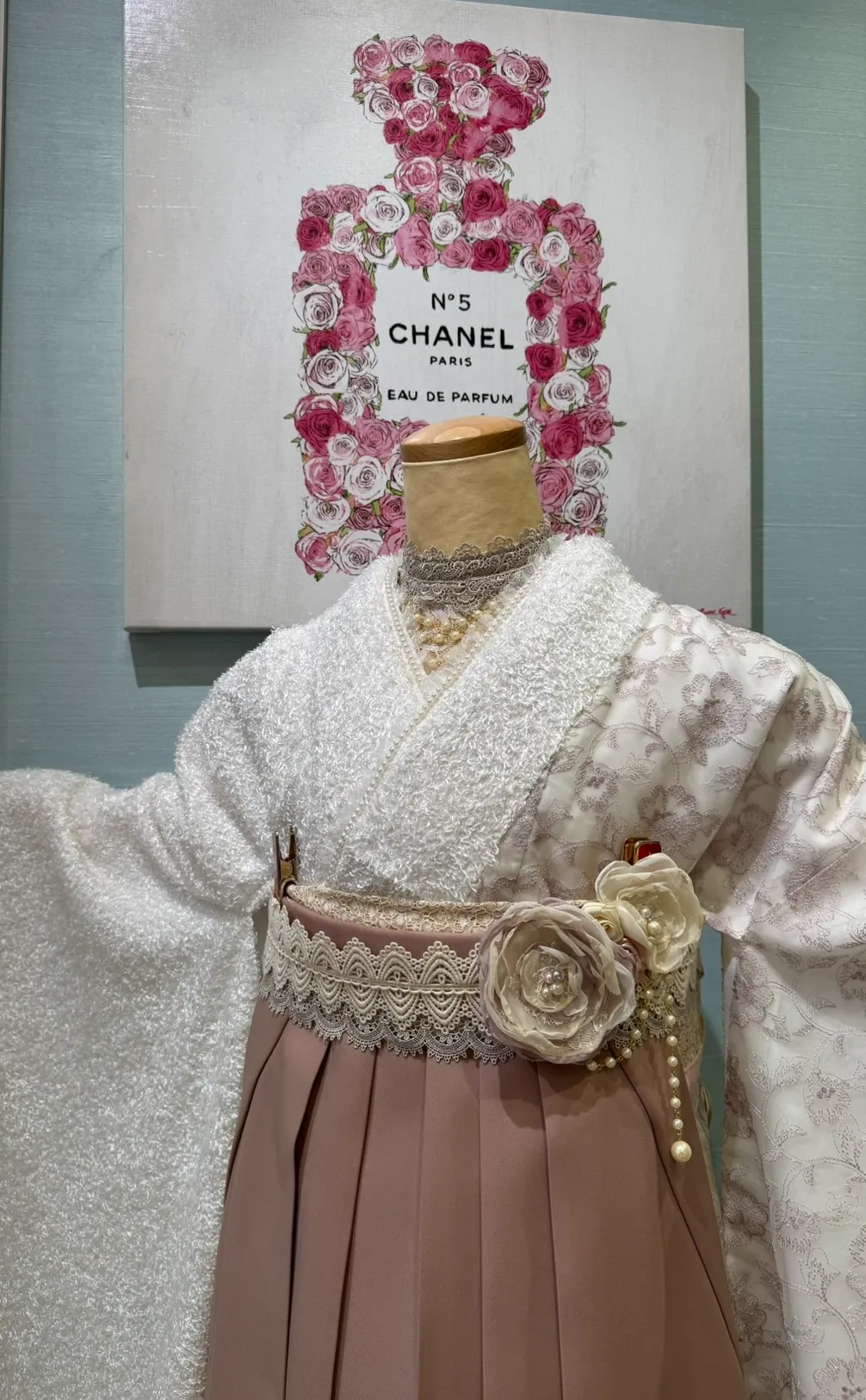 TAKAZEN　タカゼン　takazen堺店　卒業式袴レンタル　くすみカラー　可愛い　ふわふわ　新作　ピンク