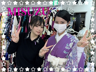 TAKAZEN奈良店　振袖レンタル奈良　可愛い　ママ振り