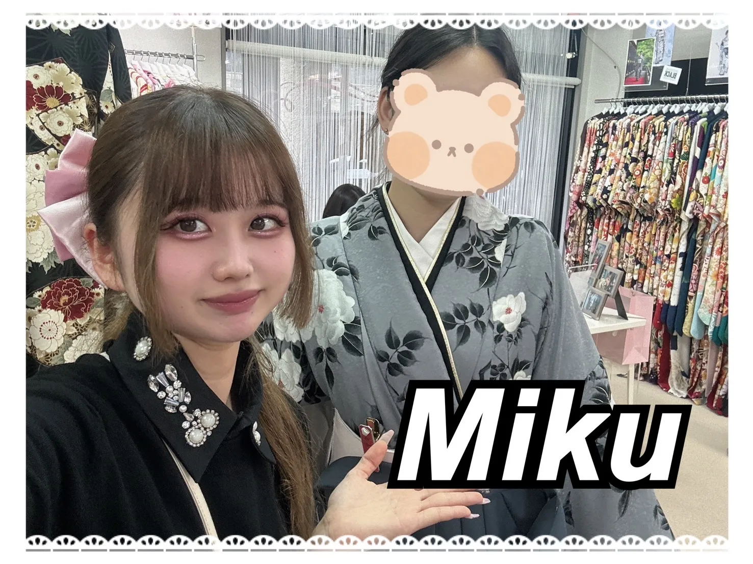 袴　前撮り撮影会　可愛い　おしゃれ　そしてゆめブランド袴　古典柄　グレー/ダスティーカラー　牡丹柄　大人っぽい　ブーツスタイル【通販可】R25070
