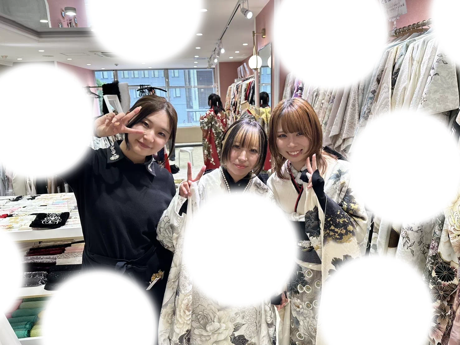 【TAKAZEN姫路店】♡8日 2027年佐用市成人式のお友達同士のおしゃれで可愛い姫ちゃん♡