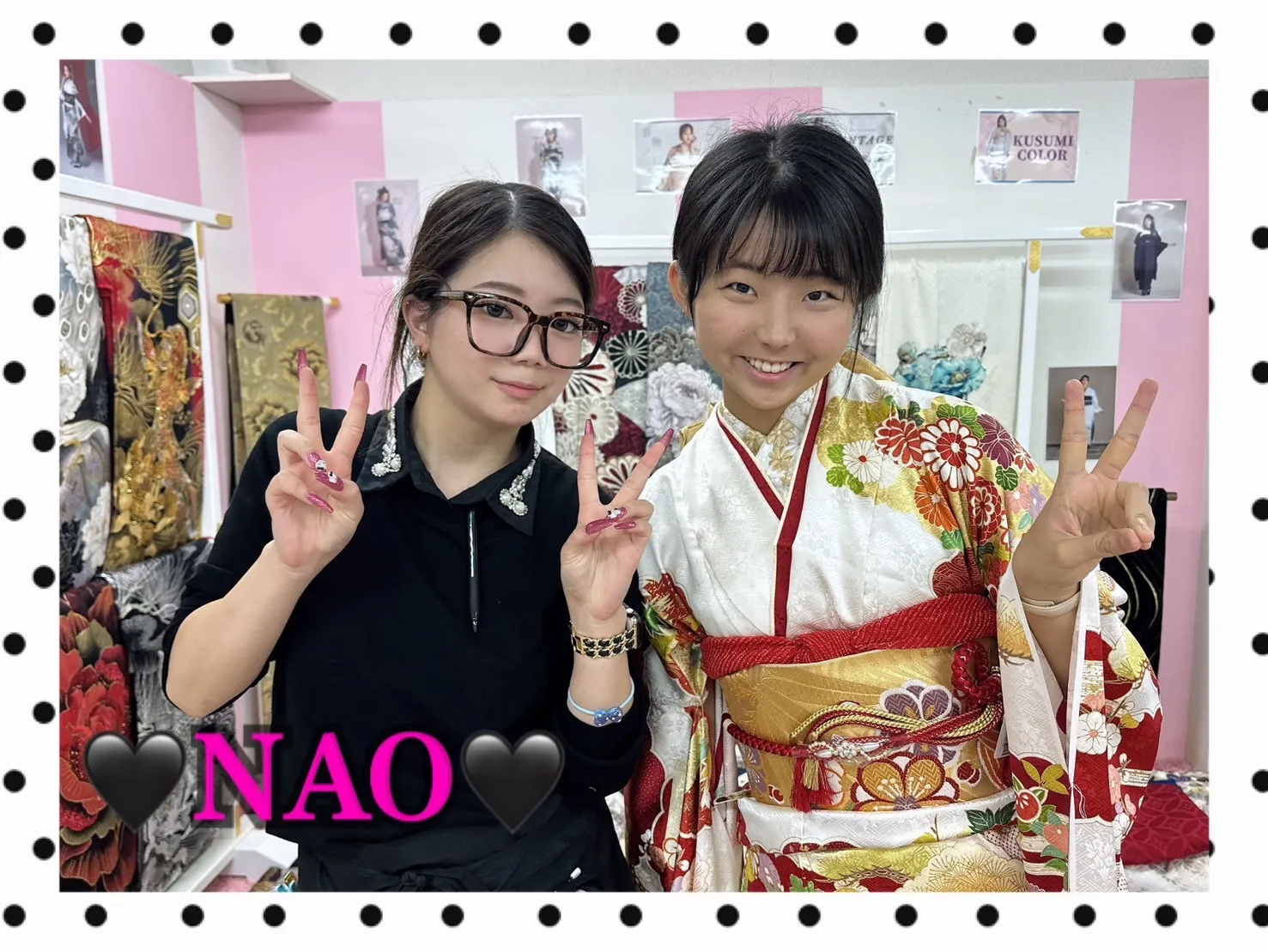 【TAKAZEN奈良店】23日♡奈良市からお越しの2026.27年成人の王道可愛いプレミアム古典お振袖姫ちゃん＆総レースのガーリーお振袖姫ちゃんたち♡