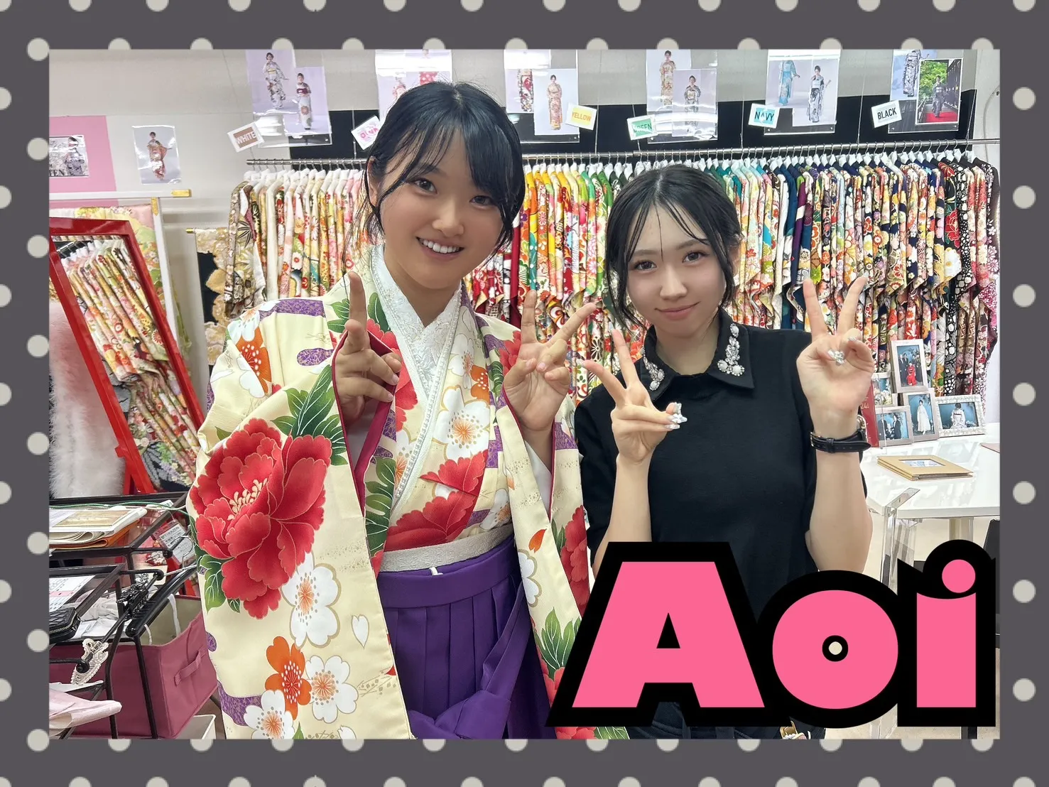 袴　前撮り撮影会　可愛い　おしゃれ　くすみカラーガーリー　くすみブルー/ダスティーカラー　かわいい　今どき　正統派古典　クリーム/サーモンピンク　牡丹柄　大柄　豪華　華やか【通販可】RY077