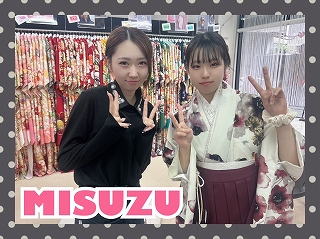 前撮り　撮影会　振袖　レンタル　奈良　きれい　かわいい　くすみ　ガーリー　古典　イマドキ　JAPANSTYLE×中村里砂ブランド袴　くすみカラーガーリー　白/ピンク　水彩画風　かわいい　量産型　女の子らしい【通販可】R23039
