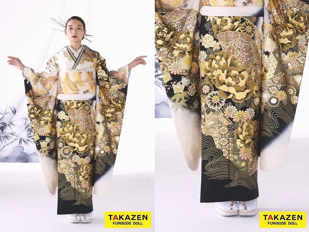 TAKAZEN 奈良 振袖 レンタル イマドキ かわいい くすみ レトロ モード キラキラ オシャレ かっこいい ブランド 被らない 成人式